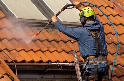 Démoussage et hydrofuge de toiture à Dancourt